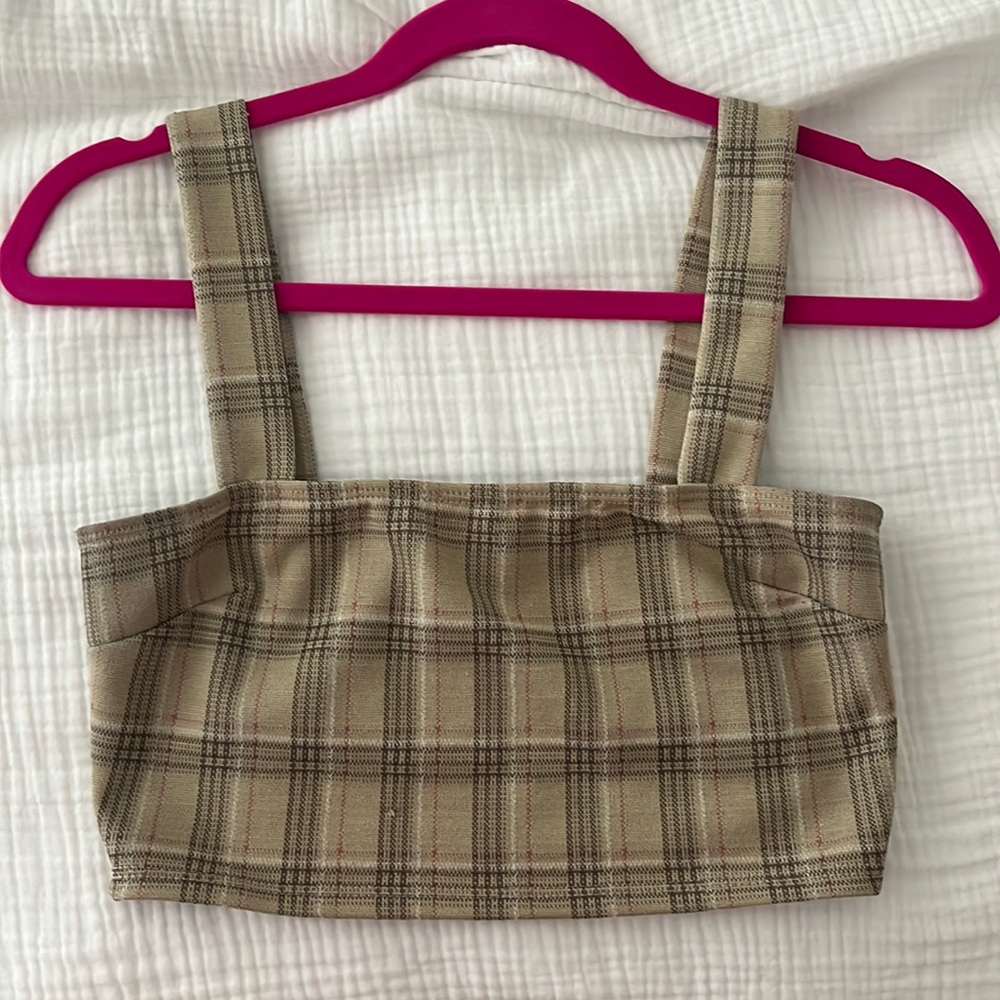 Plaid Crop Top